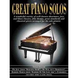 GREAT PIANO SOLOS THE BLACK BOOK
