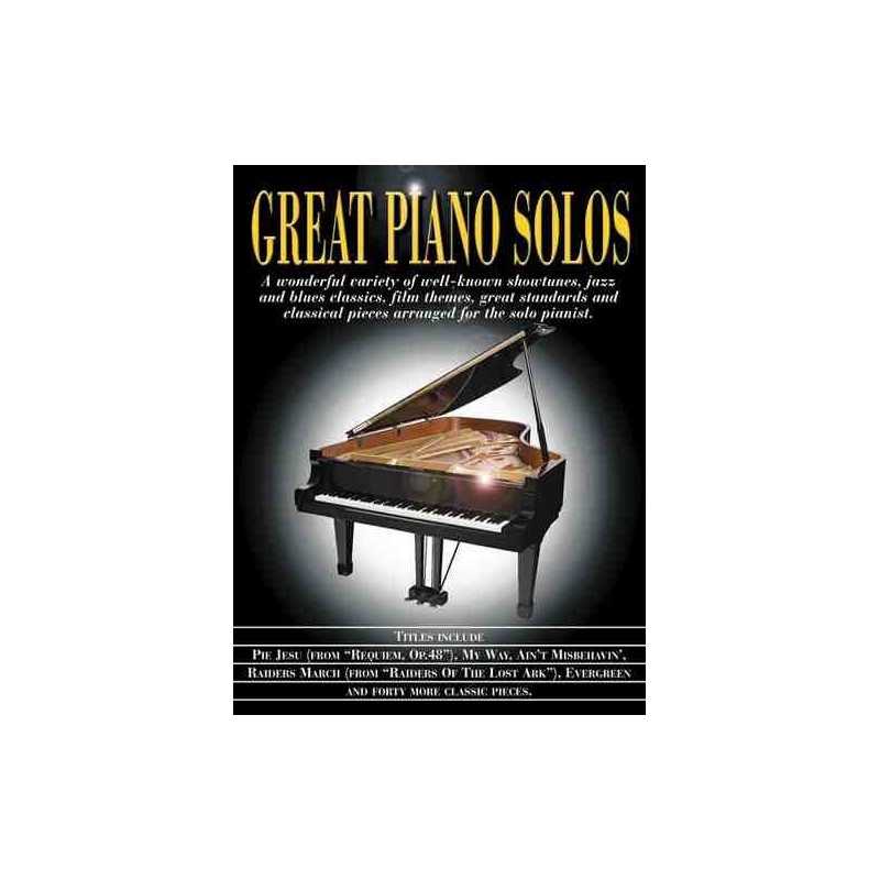 GREAT PIANO SOLOS THE BLACK BOOK