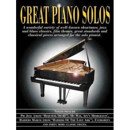 GREAT PIANO SOLOS - THE BLACK BOOK