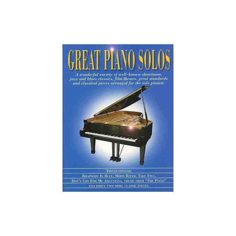 GREAT PIANO SOLOS THE BLUE BOOK