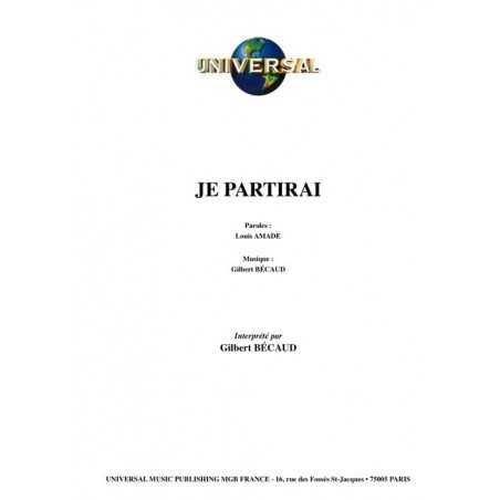JE PARTIRAI