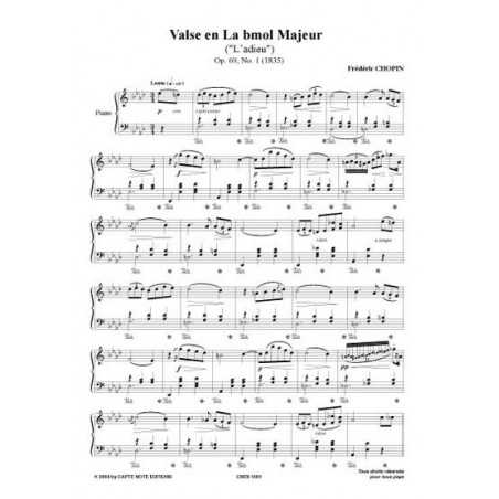 VALSE EN LA BÉMOL MAJEUR