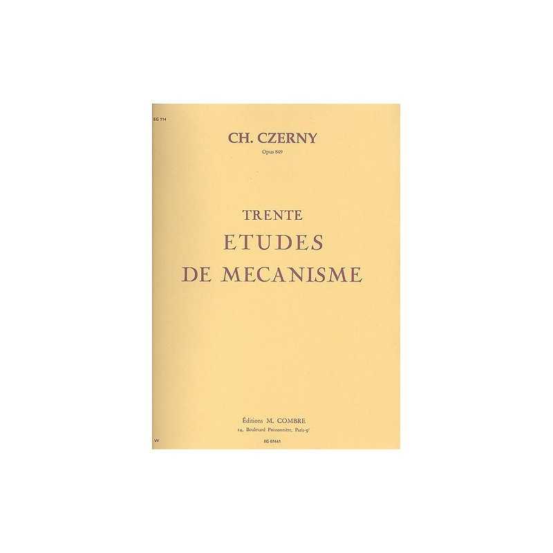 ETUDES DE MÉCANISME (30) OP.849 (piano)