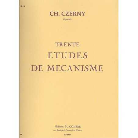 ETUDES DE MÉCANISME (30) OP.849 (piano)