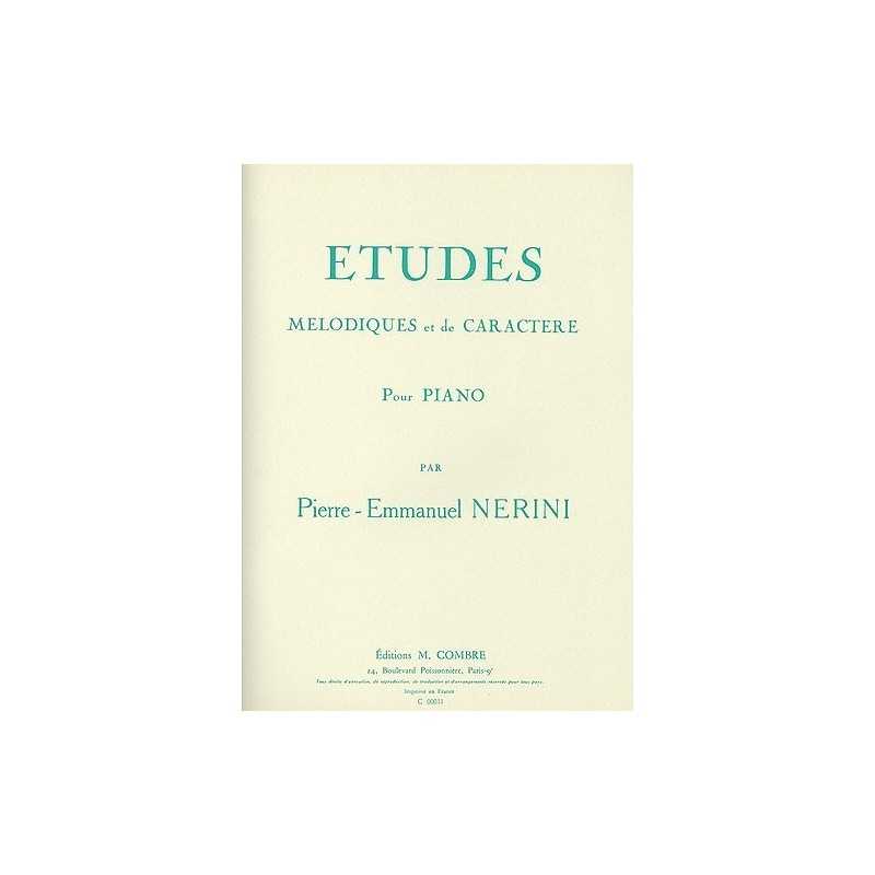 ETUDES MÉLODIQUES ET DE CARACTÈRE (piano)