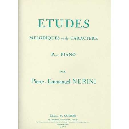 ETUDES MÉLODIQUES ET DE CARACTÈRE (piano)