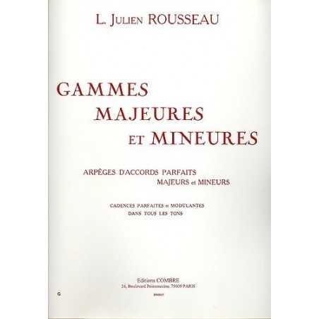 GAMMES MAJEURES ET MINEURES (piano)