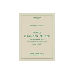 GRANDES ÉTUDES (15) (saxophone)