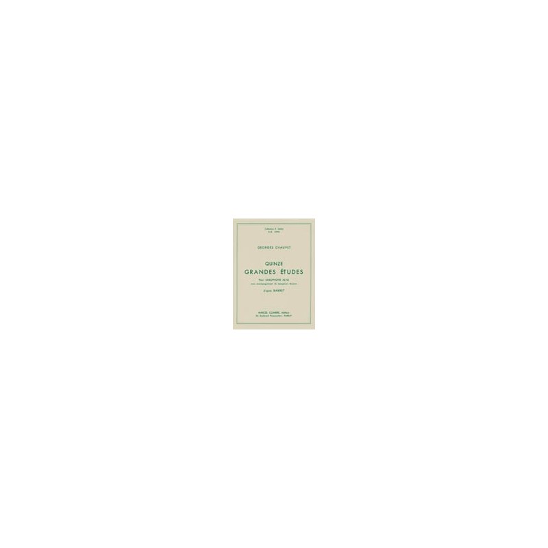 GRANDES ÉTUDES (15) (saxophone)