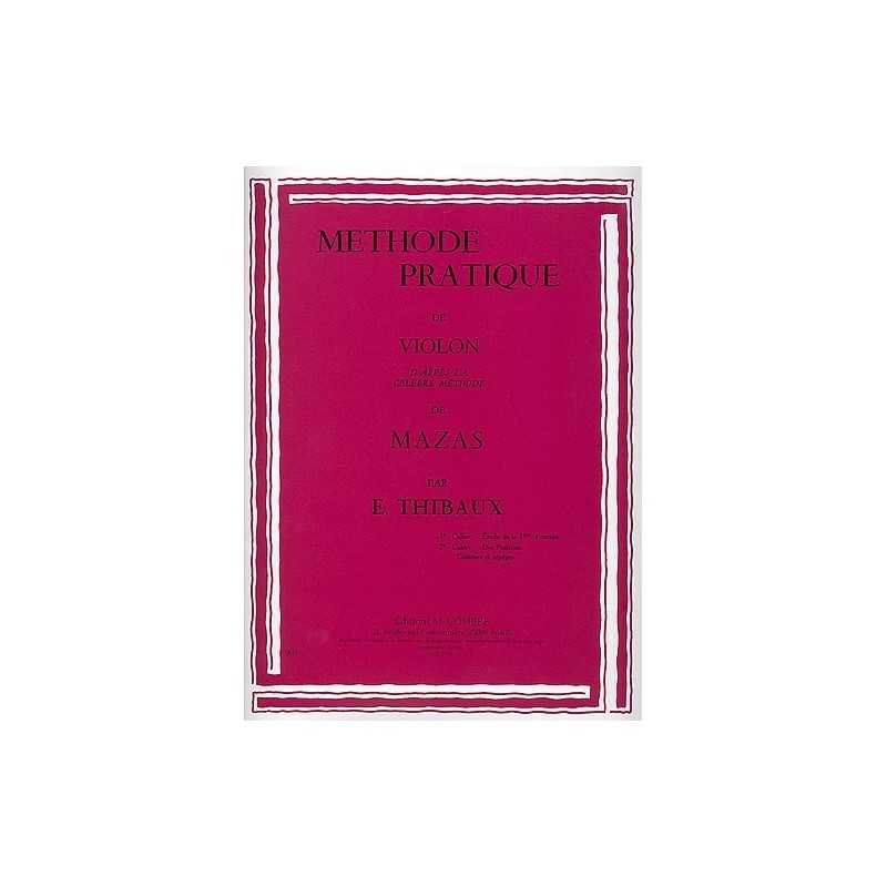 MÉTHODE D'APRÈS MAZAS VOL.1 (violon)
