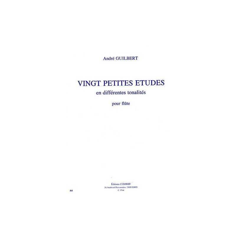 PETITES ÉTUDES EN DIFFÉRENTES TONALITÉS (20) (flûte)