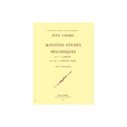 PETITES ÉTUDES MÉLODIQUES (14) (clarinette)