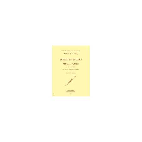 14 PETITES ÉTUDES MÉLODIQUES (clarinette)
