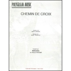 Sheet music CHEMIN DE CROIX NIAGARA