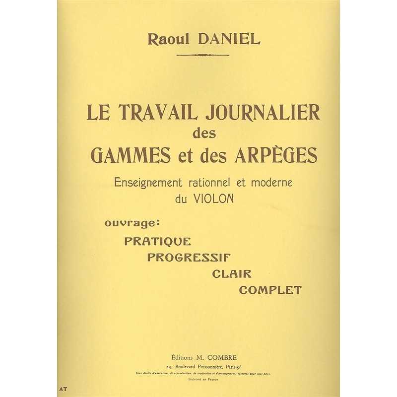 TRAVAIL JOURNALIER DES GAMMES ET ARPÈGES (violon)