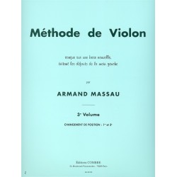 MÉTHODE DE VIOLON VOL.3 (1E ET 3E POSITIONS)