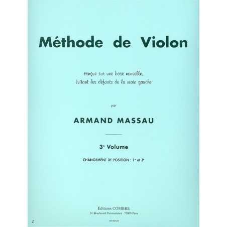 MÉTHODE DE VIOLON VOL.3 (1E ET 3E POSITIONS)