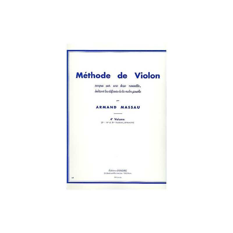 MÉTHODE DE VIOLON VOL.4 (2E, 4E ET 5E POSITIONS)