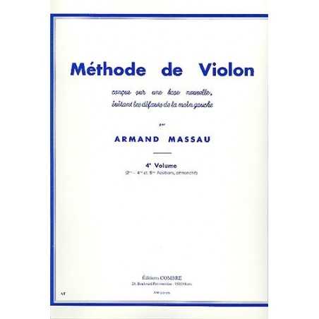 MÉTHODE DE VIOLON VOL.4 (2E, 4E ET 5E POSITIONS)