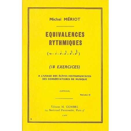 EQUIVALENCES RYTHMIQUES VOL.2 (18 EXERCICES SUPÉRIEUR)