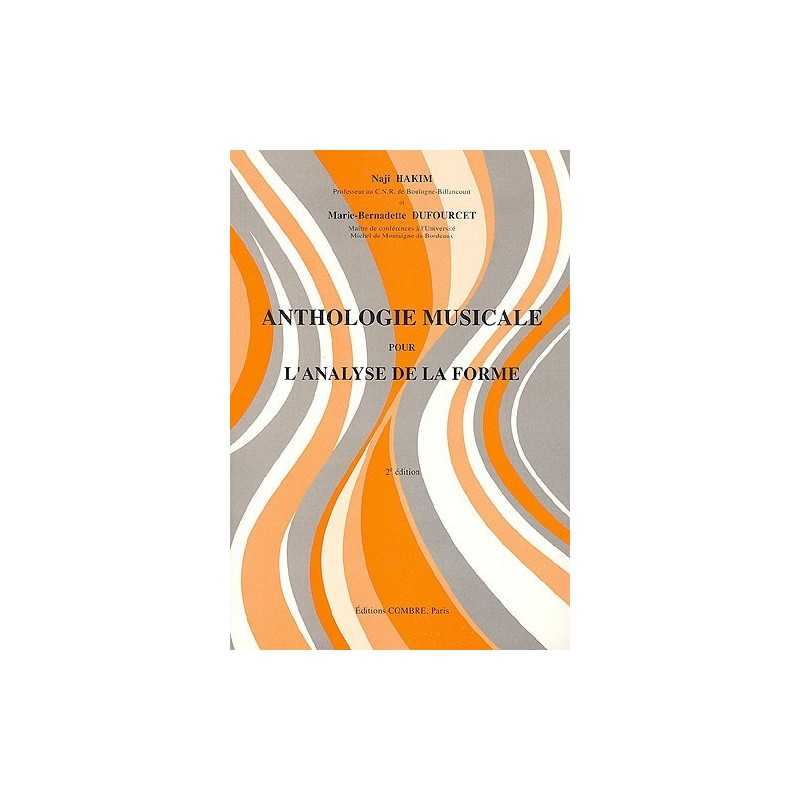 ANTHOLOGIE MUSICALE POUR L'ANALYSE DE LA FORME