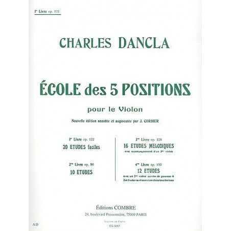 ECOLE 5 POSITIONS VOL.1 OP.122 (20 ÉTUDES FACILES)