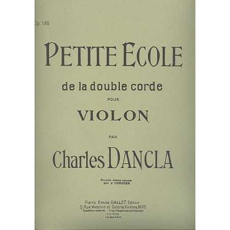 PETITE ÉCOLE DOUBLE CORDE OP.192