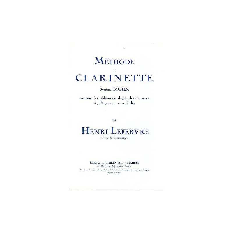 MÉTHODE CLARINETTE