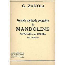 MÉTHODE COMPLÈTE DE MANDOLINE NAPOLITAINE AVEC TABLATURES