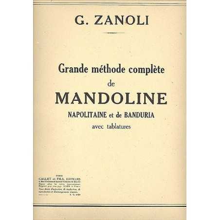 MÉTHODE COMPLÈTE DE MANDOLINE NAPOLITAINE AVEC TABLATURES