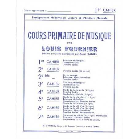 COURS PRIMAIRE DE MUSIQUE CAHIER 1