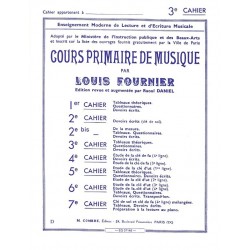 COURS PRIMAIRE DE MUSIQUE CAHIER 3