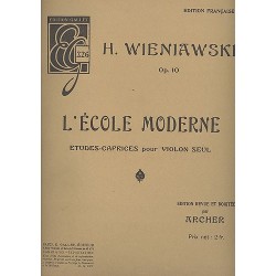 ECOLE MODERNE DU VIOLON OP.10
