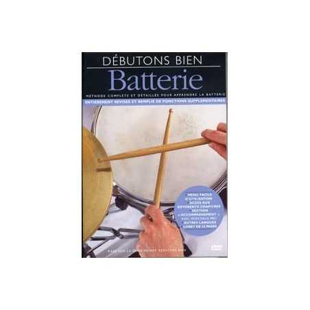 DVD DÉBUTONS BIEN - BATTERIE