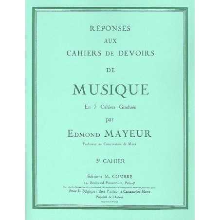 RÉPONSES AUX DEVOIRS DU N°3