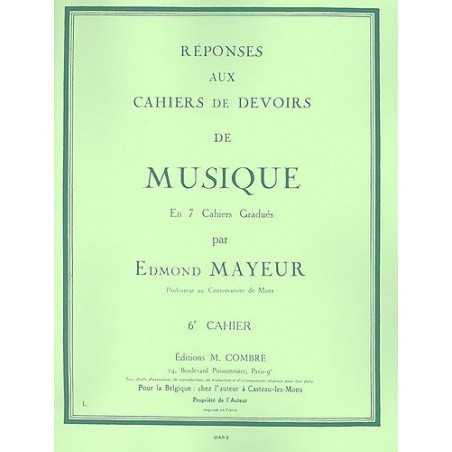 RÉPONSES AUX DEVOIRS DU N°6