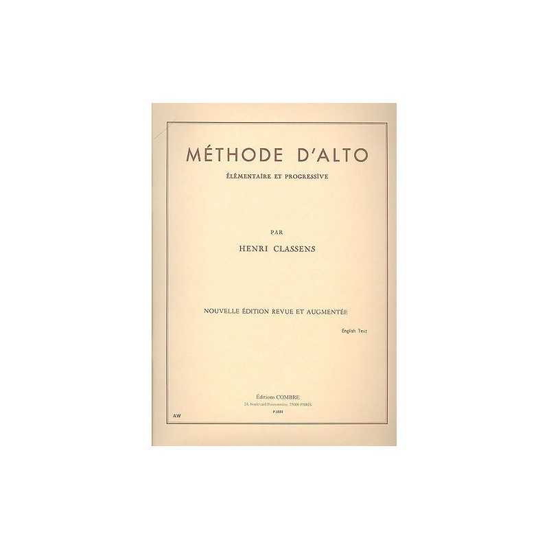 MÉTHODE D'ALTO (ÉLÉMENTAIRE ET PROGRESSIVE)