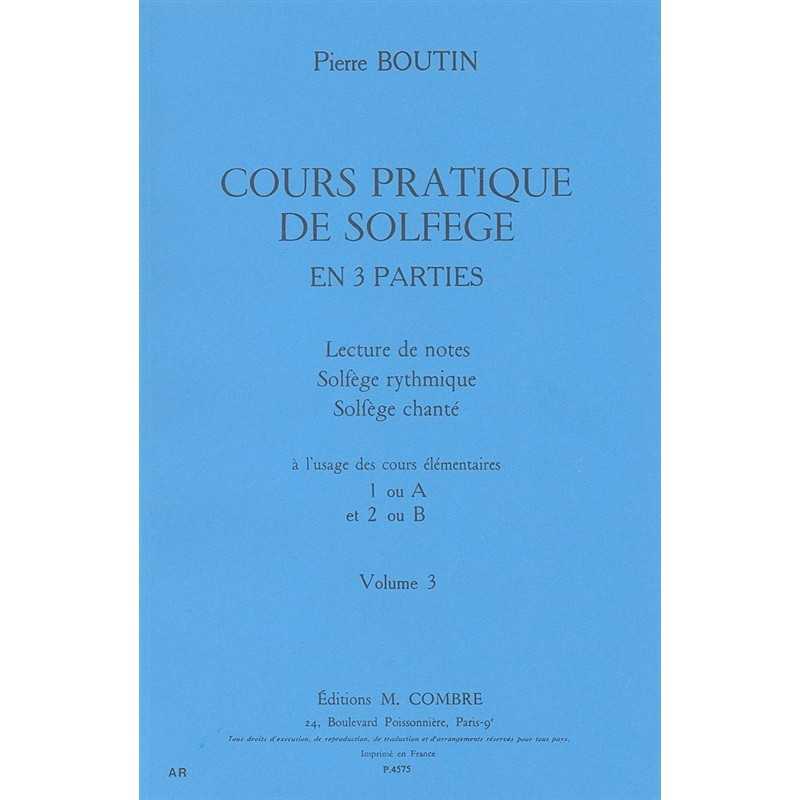 COURS PRATIQUE SOLFÈGE VOL.3