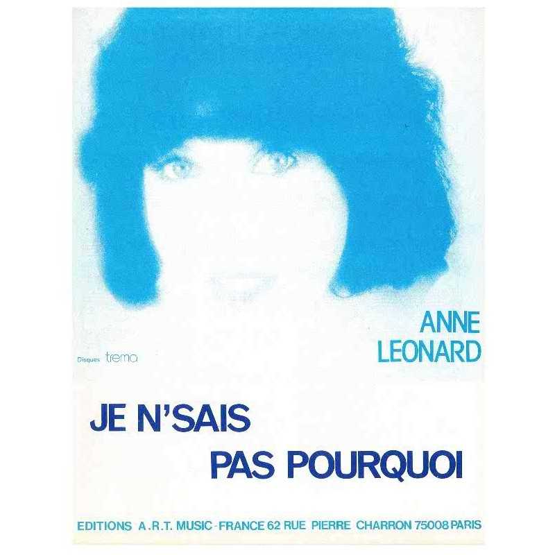 JE N'SAIS PAS POURQUOI