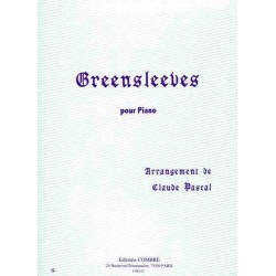 Partition GREENSLEEVES Claude Pascal