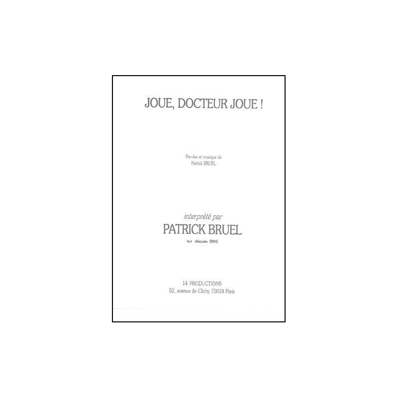 JOUE, DOCTEUR JOUE 