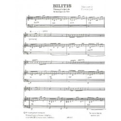 Sheet music BILITIS Francis LAI PDF