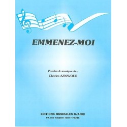 Sheet music EMMENEZ-MOI Charles Aznavour