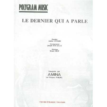 LE DERNIER QUI A PARLÉ