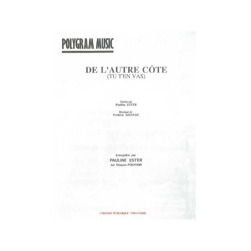 DE L'AUTRE CÔTÉ (TU T'EN VAS)