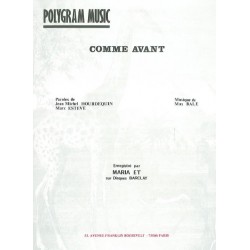 COMME AVANT