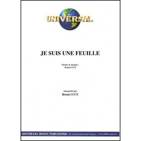 JE SUIS UNE FEUILLE