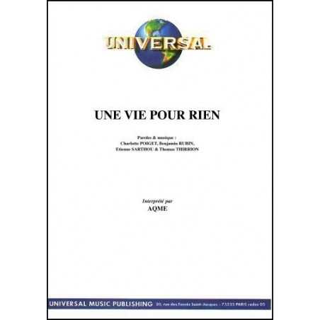 UNE VIE POUR RIEN