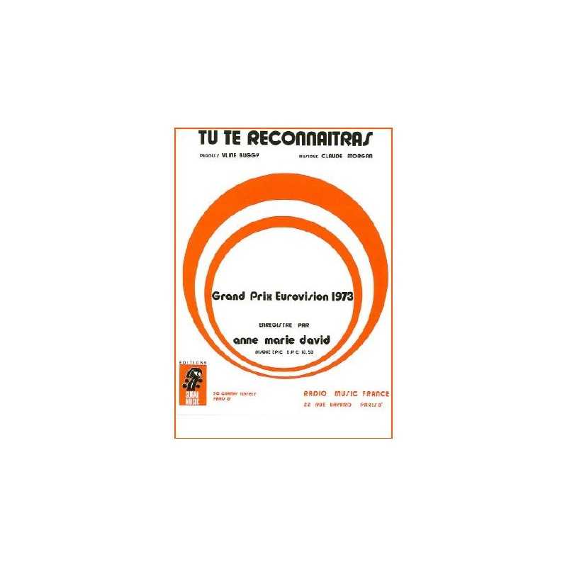 Partition TU TE RECONNAITRAS Anne-Marie DAVID pdf