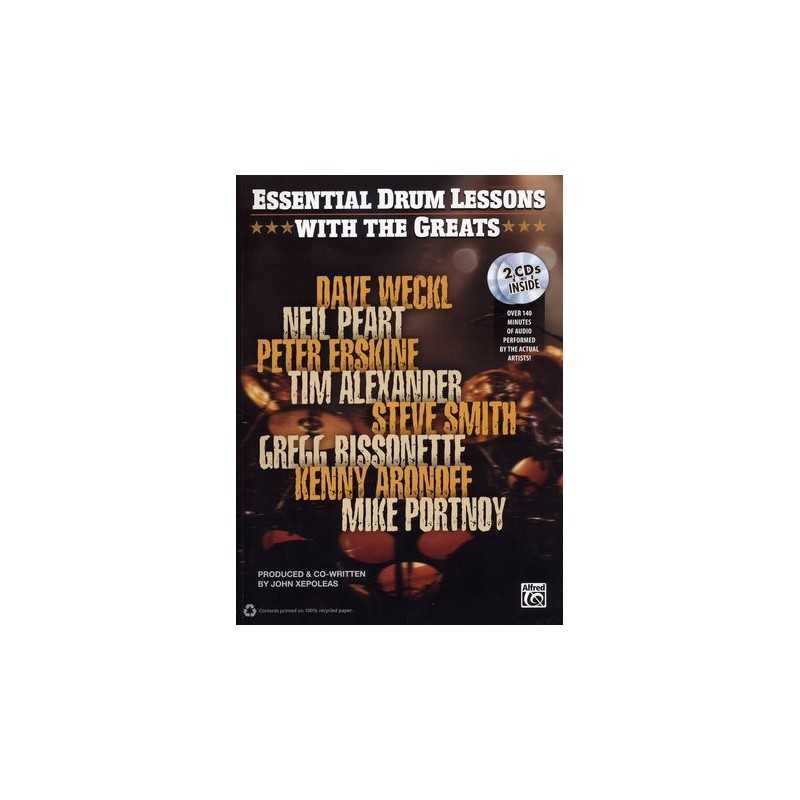 ESSENTIAL DRUM LESSONS WITH THE GREATS (+ 2 CD)